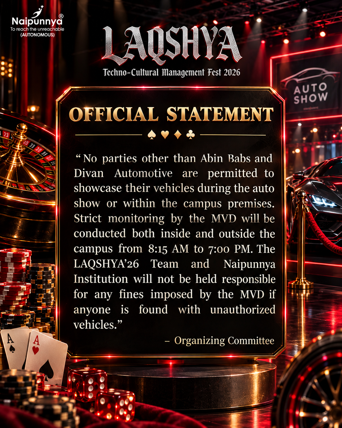 Event Announcement